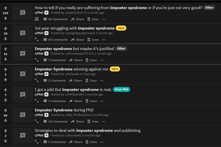 The depths of despair on the PhD subreddit
